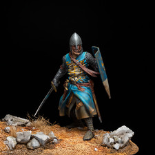 Knight of Order of Holy Sepulchre of Jerusalem Painted Toy Soldier Pre-Sale Art
