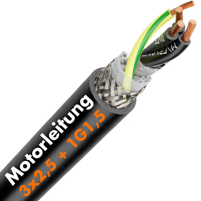 5 m Lapp 1023471 ÖLFLEX SERVO FD zeroCM PUR Motorkabel 3x2,5+1G1,5 mm² flexibel