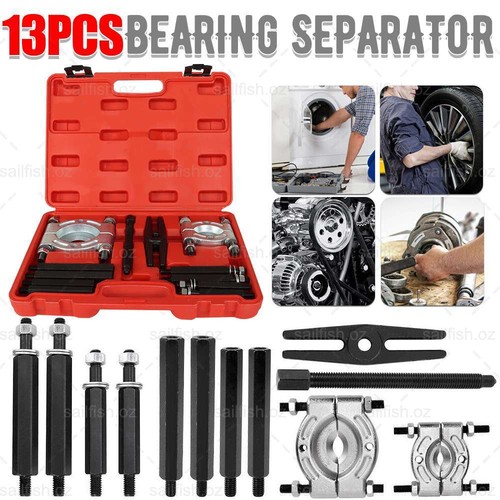 12PCS Bearing Splitter Gear Puller Fly Wheel Separator Tool Kit Set With Box