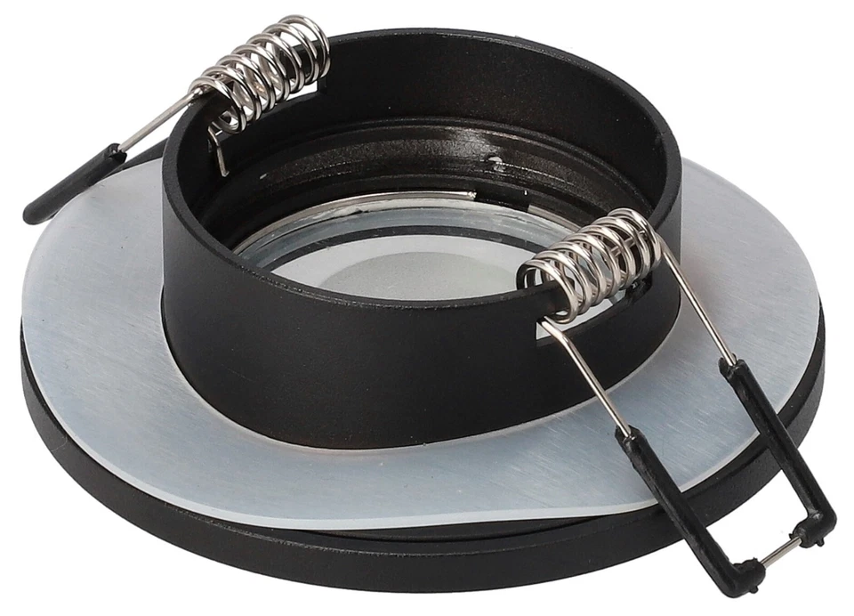 Spot de plafond OPIL SQ Noir encastré étanche IP44 Plafonnier Edo Solutions - Photo 3/4