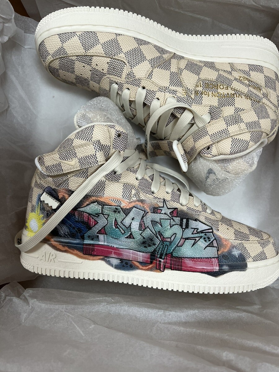 LOUIS VUITTON NIKE AIR FORCE 1 MID GRAFFITI SNEAKER BY VIRGIL ABLOH, LOUIS  VUITTON X NIKE, 2022