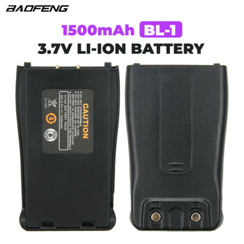 2 x batterie Li-ion de remplacement Baofeng 1500mAh pour talkie-walkie 666S 777S 888S - Photo 1/12