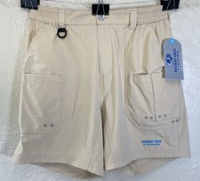 NWT Mossy Oak Mens Sz Large XTR Fishing Quick Dry Hiking Shorts Pale Khaki
