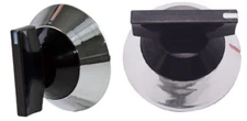 ER330190 Exact Compatible Replacement Part for Whirlpool Knob, Black New 2 Pack