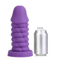 Huge Extra Large XXL Anal Plug Dilator Anus Vagina Dildo Ribbed Anal Sex Toys