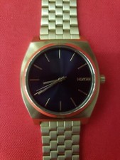 Nixon Time Teller Watch Light Gold