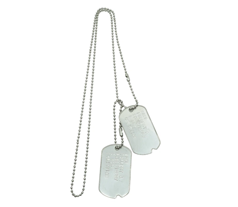 Costume top dog tags