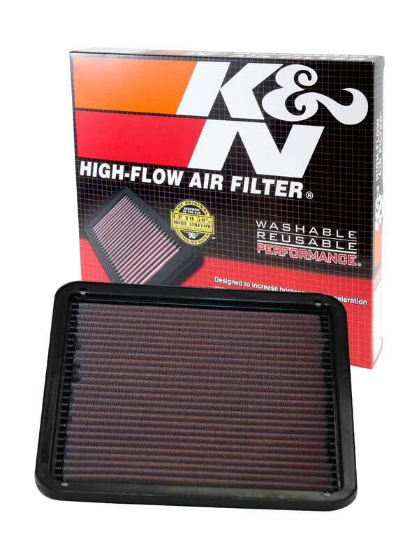 Filtro de aire del motor K&N de alto flujo original de por vida para Lexus LS430 33-2137 Foto 3 de 4