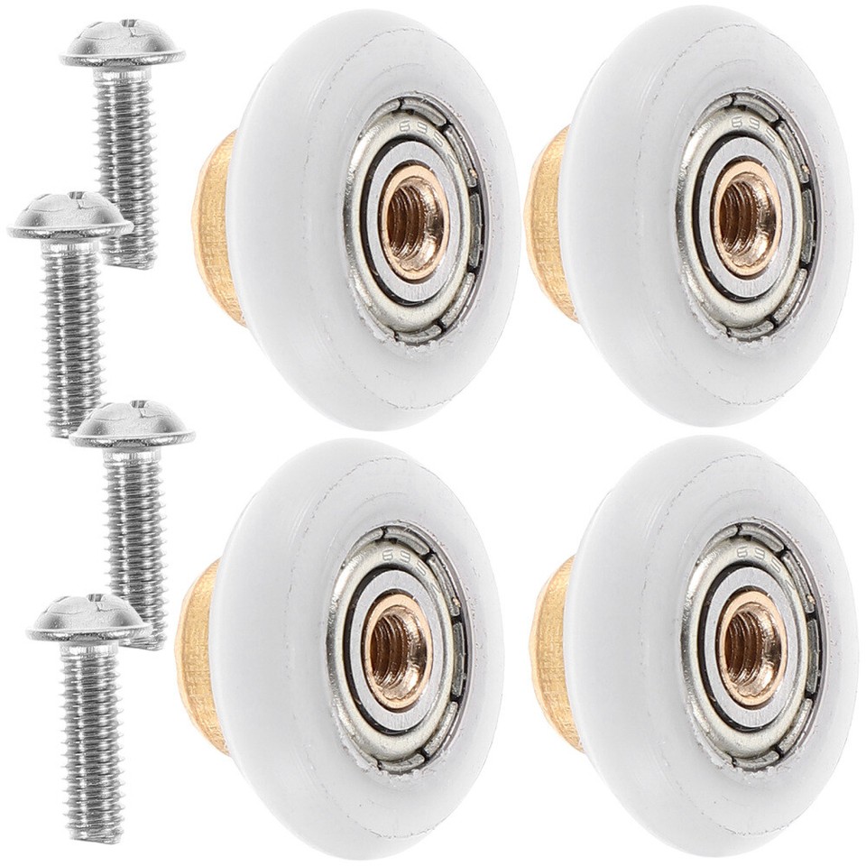 4pcs Shower Door Rollers Glass Door Runners Sliding Rollers eBay