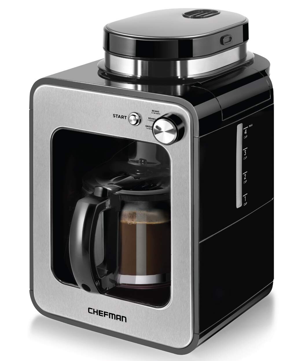 Chefman Rj14-4-GB 4-Cup Coffee Maker 