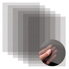 6 Pack 12X8 Inch Stainless Steel Wire Mesh Screen for DIY Projects, Vent, Cage,