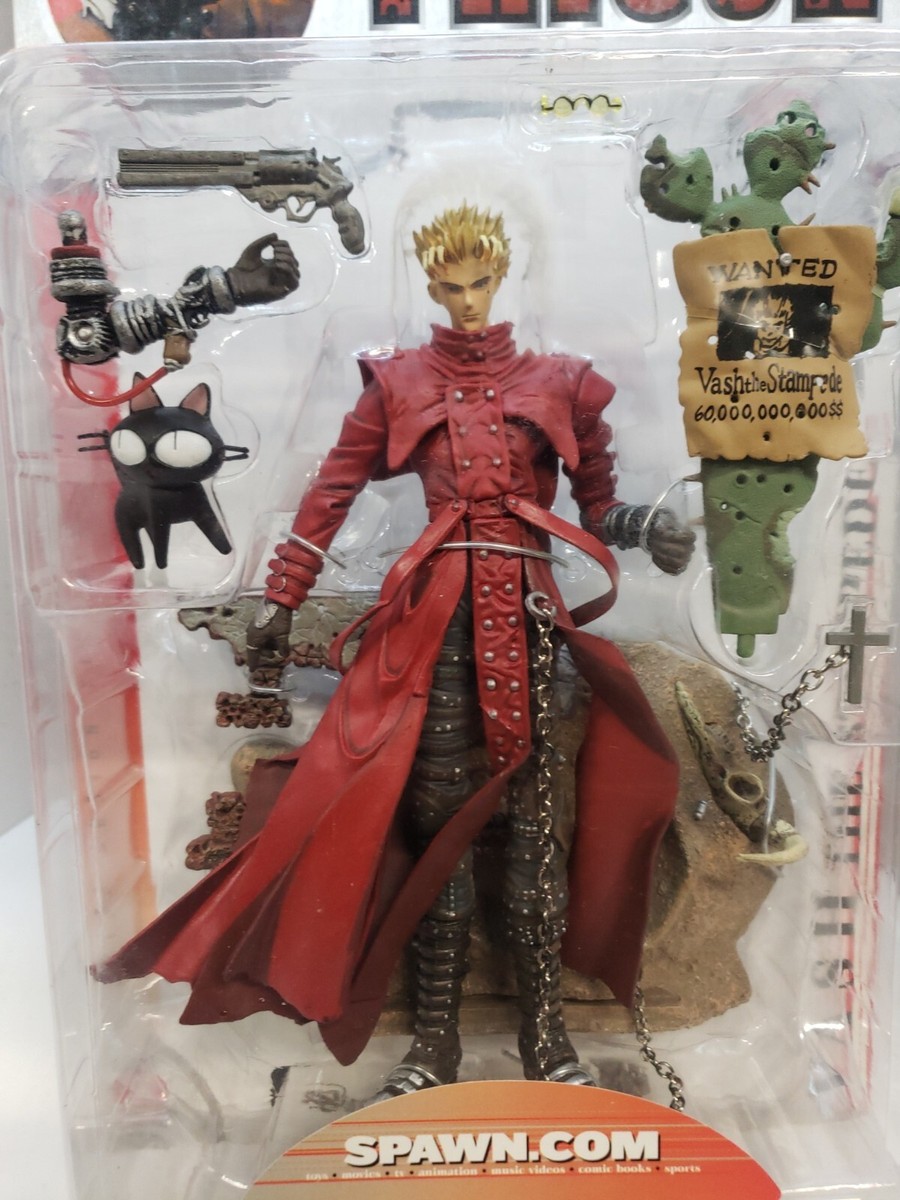 未開封 McFARLANE TOYS TRIGUN VASH ヴァッシュ Trigun VASH THE STAMPEDE Action Figure with Base McFarlane
