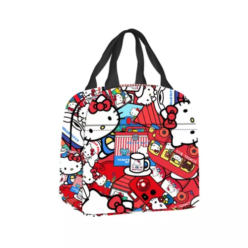Sanrio Hello Kitty Lunch Bag Insulated Student Snack Picnic Food Storage Bag - Picture 52 of 56