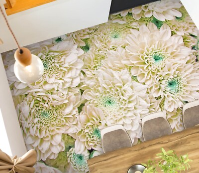 3D Chrysantheme Q4122 Fußboden Wandbild Fototapete Tapete Familie Luna 2024