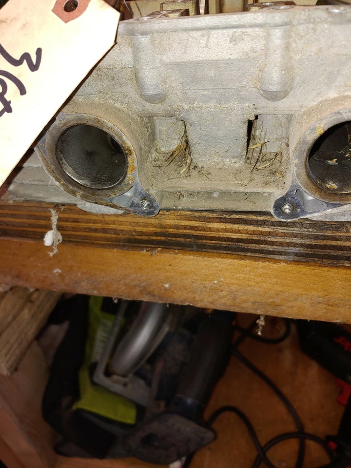 1977 Yamaha XS360 2D  cylinder head - Image 4 of 4