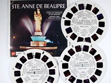 View-Master STE. ANNE DE BEAUPRE CANADA A059   3 reels FRENCH  EN TITLES   ma