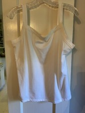 Liz Claiborne White Tank Cami Size L