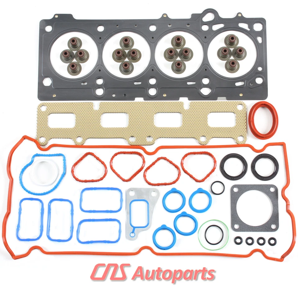 Head Gasket Set Bolts Fits 02-04 Chrysler Sebring Dodge Stratus 2.4L DOHC EDZ Foto 3 de 3