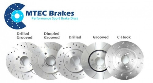 MTEC 350mm Front Brake Discs for Volkswagen Golf Mk5 Mk6 with Brembo 18Z Caliper - Picture 6 of 7