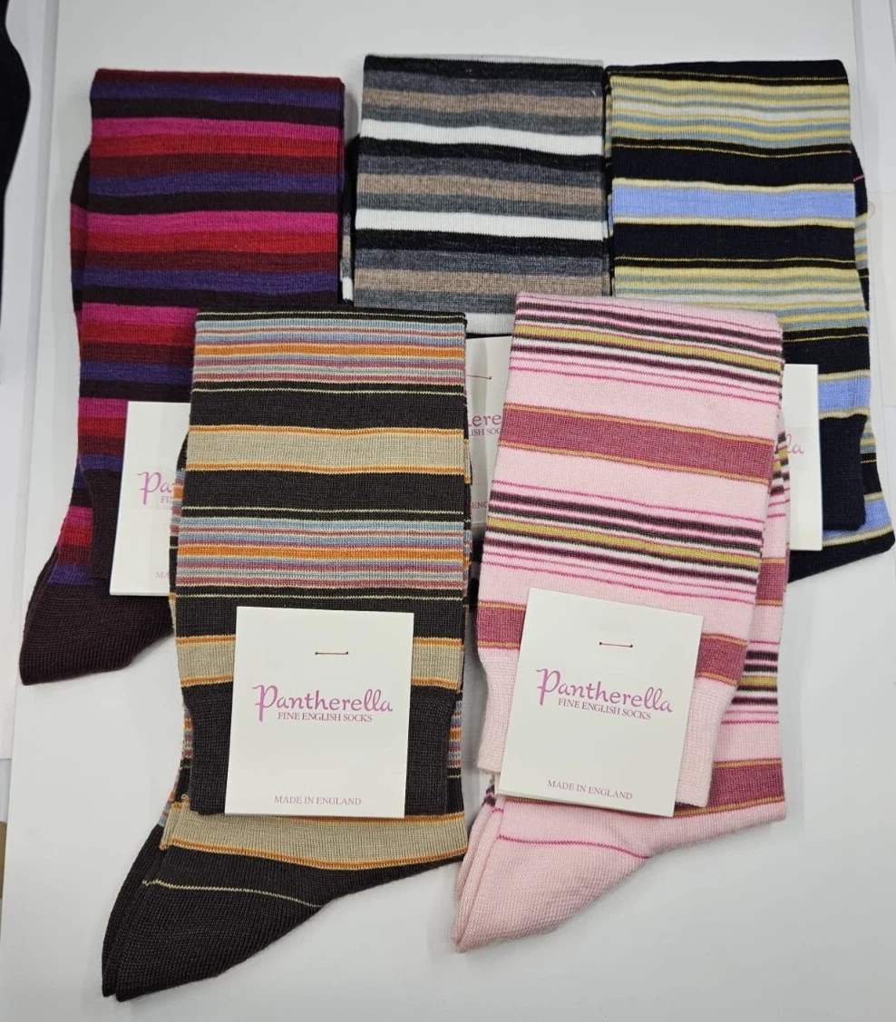 Pantherella Fine English Socks Women's 70% Merino Wool - NEW - CHOOSE COLOR