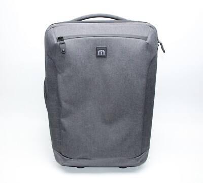 Travis Mathew Duration Roller Gray Carry On Luggage High Quality 21X14X7.5