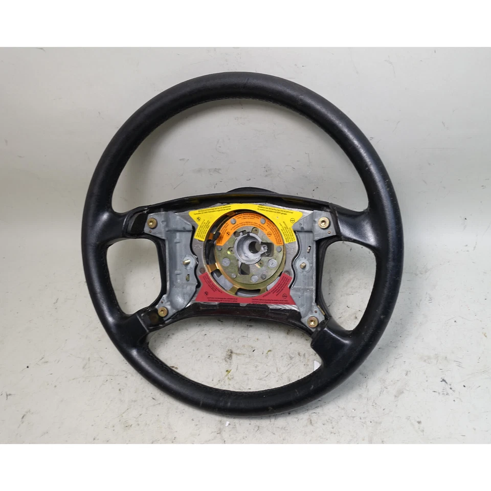 1987-1990 BMW E34 5-Series E24 E32 Factory Leather Steering Wheel OEM - Imagem 3 de 4