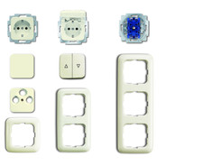 Busch Jäger Duro 2000® Si cremeweiß - Rahmen Schalter Steckdosen Wippen -Auswahl