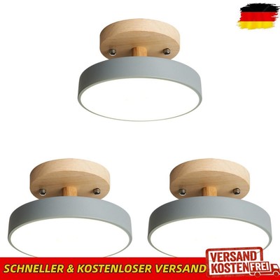 LED Ceiling Fixture Easy Installation Dimmable for Aisle Corridor (Grey)