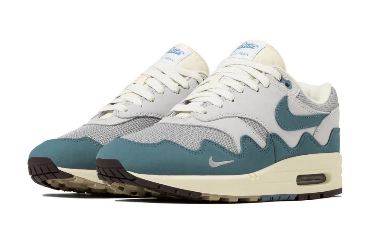 Socialisme Wafel Accumulatie Men's Size 12 - Nike Air Max 1 Patta Waves Noise Aqua (with bracelet)  DH1348-004 | eBay