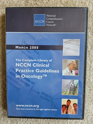 The Complete Library of NCCN Clinical Practice Guidelines in Oncology CD-ROM