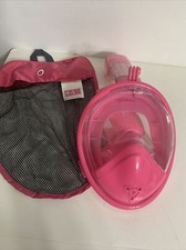 Universal Anti-Fog Foldable 180  Easy Breathe Full Face Snorkel Mask -size M-L