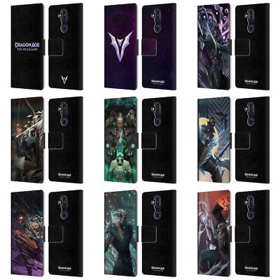 EA BIOWARE DRAGON AGE THE VEILGUARD GRAPHICS LEATHER BOOK CASE FOR NOKIA PHONES