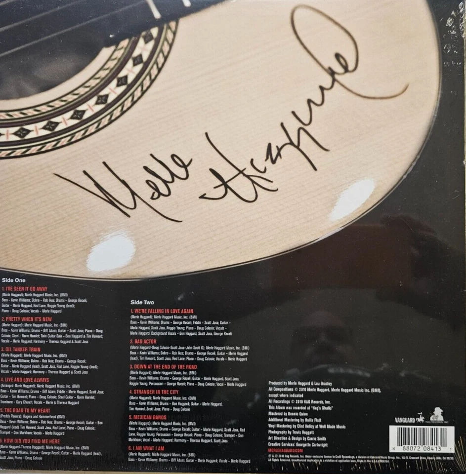 Merle Haggard – I Am What I Am LP Album vinyl record 2019 reissue country import - Image 2 of 4