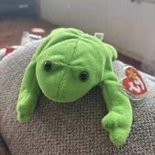 TY Beanie LEGS the frog