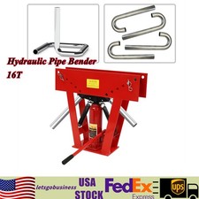16Ton Red Hydraulic Pipe Tube Bender Tool Manual Hydraulic Pipe Bender W/ 8*Dies