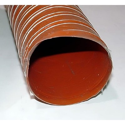 Flexaust, 2650300000, Hose, Flex 3'' diameter ID, High Temp, Silicone Coated Fib