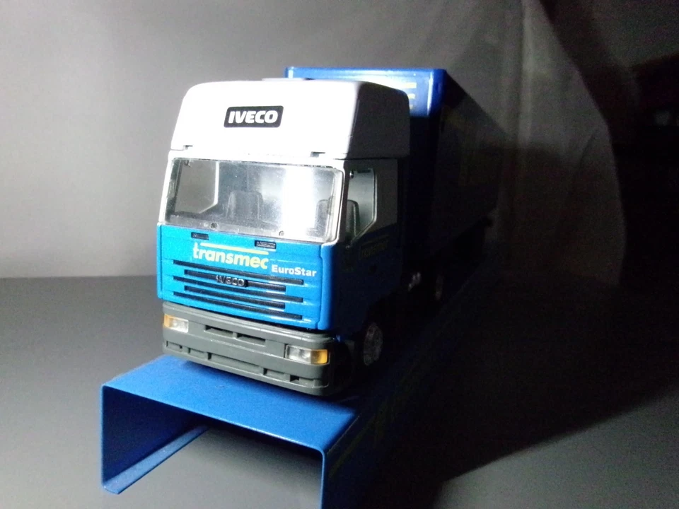 OLD CARS. Iveco Turbostar tit "Transmec"  scala 1/43 made in Italy RARE PROMO - Immagine 2 di 4