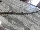 Original US CIVIL WAR AMES M1840 ARTILLERY SWORD w SCABBARD-1862