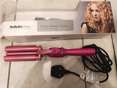 BaBylissPRO Triple Barrel Waver | Hair Waver | Pink | Neu unbenutzt verpackt