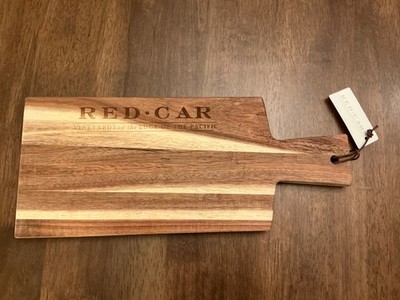 Red Car Bread Board /Acacia Wood