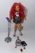 2022 Monster High Faboolous Friends Toralei Stripe Doll Microphone Stand Bag