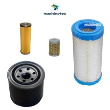 Filter Service Kit fits Yanmar B15-3 Mini Excavator Oil, Fuel and Air Machinetec