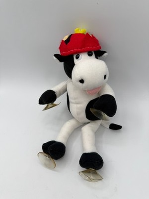 Carousel by Guy 1988 Porterhouse Jester Cow StickUps Suction Cup Plush 3483A 10''