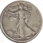1944 Philadelphia Silver Walking Liberty Half Dollar Coin!
