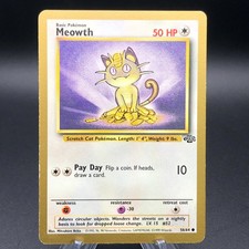Pokemon Meowth 56/64 - Gold Bordered Fruit Roll Up 1999 Jungle Promo - LP on eBay