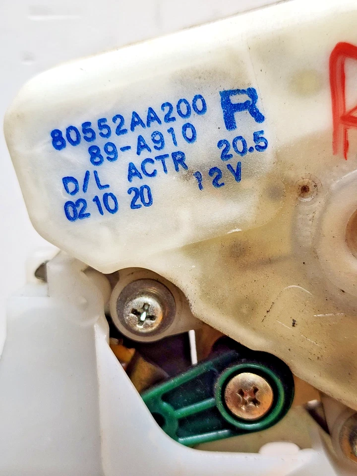 Atuador de trava de porta traseira direita Nissan Sentra 2000–2003 fabricante de equipamento original 80552-aa200 - Imagem 2 de 4