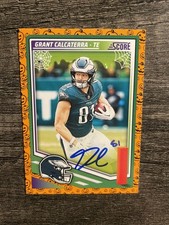 2025 Panini-A-Treat Grant Calcaterra Signed Card #219 Philadelphia Eagles Auto