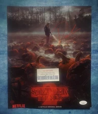 David Harbour Hand Signed 11x14 Photo JSA COA Stranger Things NO US TARIFFS