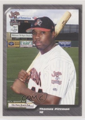 2001 The Palm Beach Post Jupiter Hammerheads Thomas Pittman #22 sq1