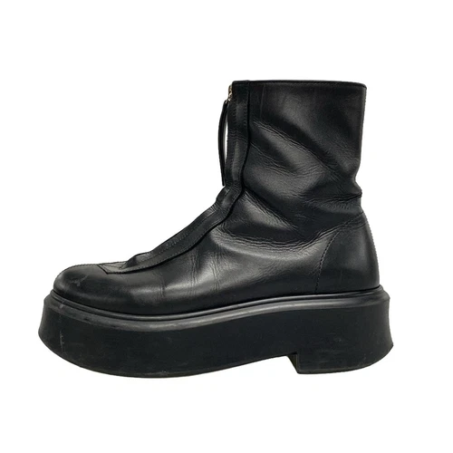 Stivali con cerniera originali THE ROW I F1144L64RBLK in pelle nera stivali da donna